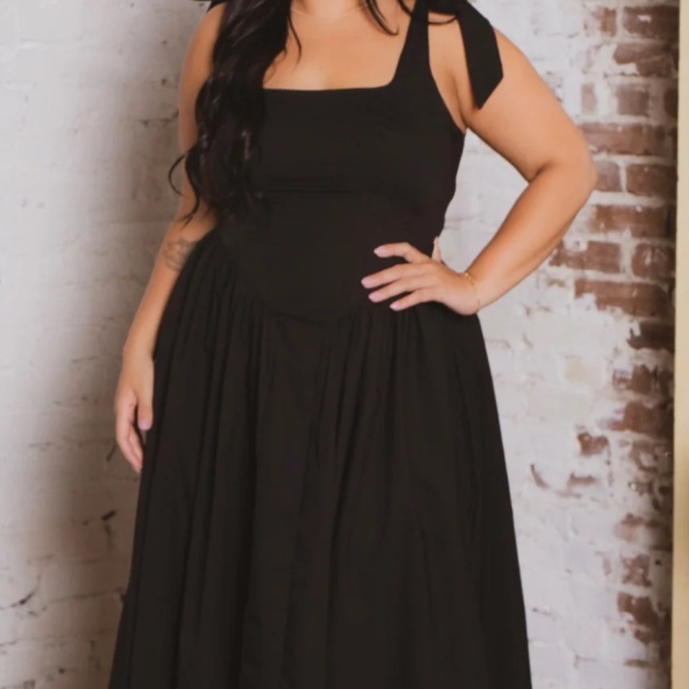 Elegant Black Women's Dress